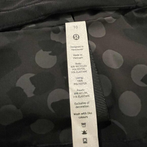 Lululemon Packable Water-Repellent Jacket Primal Dot Max Black Multi – NWOT - 10 - Picture 11 of 12